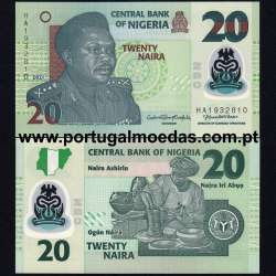 Nigéria - Nota de 20 Naira 2021 (Não circulada) - Pick 34