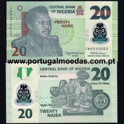 Nigéria - Nota de 20 Naira 2024 (Não circulada) - Pick 34