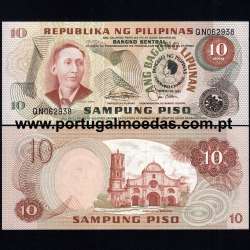 Filipinas - Nota de 10 Piso 1981 (Não Circulada) - Pick 167