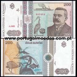 Roménia - Nota de 200 Lei 1992 (Não Circulada) - Pick 100