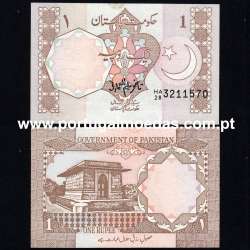 Pakistan – 1 Rupee Banknote, 1991-1992 (Uncirculated) – Pick 27j