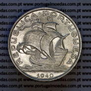 10 escudos 1940 prata - Soberba – Anverso (variação de brilho 1)