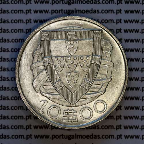 Portugal 10 escudos 1940 silver - UNC – Reverse (lighting variation 1)