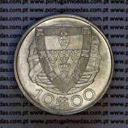 Portugal 10 escudos 1940 silver - UNC – Reverse (lighting variation 1)