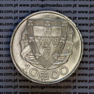 Portugal 10 escudos 1940 silver – UNC – Reverse (lighting variation 1 – Specimen A2)