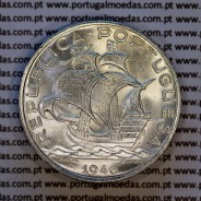 10 escudos 1940 prata – Soberba – Reverso (variação de brilho 2 – Exemplar A2)