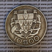 Portugal 10 escudos 1934 silver (F) – KM#582 – Reverse – Ref. RP.10.AG.R.43.03.D1