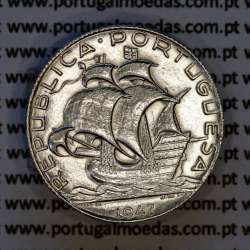 Portugal 2‑1/2 Escudos 1947 silver – (XF) – Obverse (brightness variation 2) – Ref. RP.02.AG.R.30.10.A7