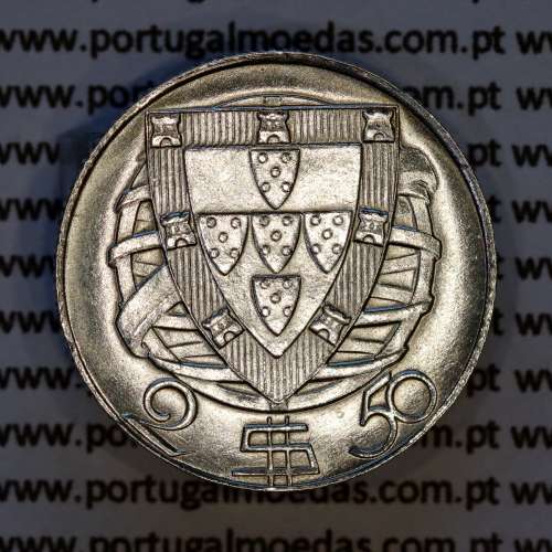 Portugal 2‑1/2 Escudos 1947 silver – (XF) – Reverse (brightness variation 2) – Ref. RP.02.AG.R.30.10.A7