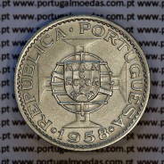 1 Escudo 1958 Timor alpaca – (Bela‑) – Anverso (variação de brilho 2) – Ref. AG.TM.09.01.A5