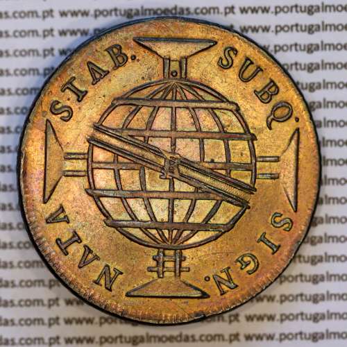 960 Réis 1810 Brasil prata – (MBC+) – Reverso (variação de brilho 2) – Ref. MQ.4D.AG.JR.BR.29.02.B1