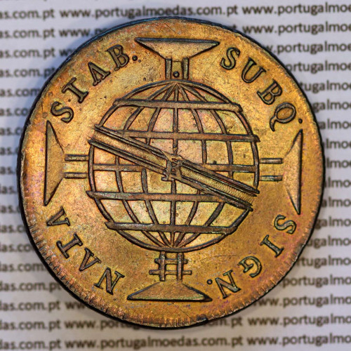 960 Réis 1810 Brasil prata – (MBC+) – Reverso (variação de brilho 2) – Ref. MQ.4D.AG.JR.BR.29.02.B1
