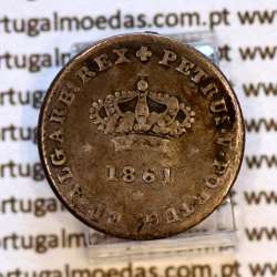 50 réis 1861 prata – (BC) – Anverso – Ref. MQ.4D.AG.P5.01.03.D6
