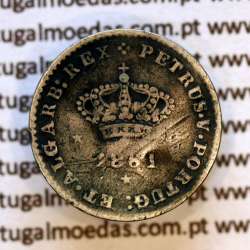 50 réis 1861 prata – (BC) – Anverso – Ref. MQ.4D.AG.P5.01.03.D5