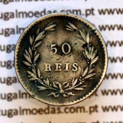 50 réis 1861 prata – (BC) – Reverso – Ref. MQ.4D.AG.P5.01.03.D5