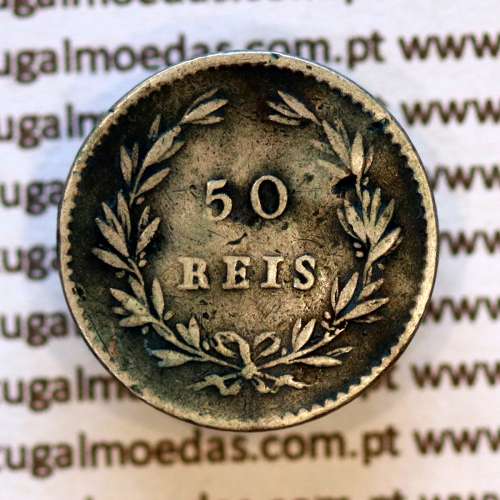 50 réis 1861 prata – (BC) – Reverso – Ref. MQ.4D.AG.P5.01.03.D5