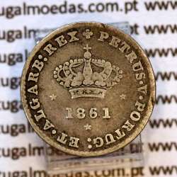 50 réis 1861 prata – (BC+/MBC‑) – Anverso – Ref. MQ.4D.AG.P5.01.03.C4