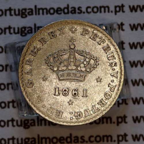 50 réis 1861 prata – (MBC/MBC+) – Anverso – Ref. MQ.4D.AG.P5.01.03.B4
