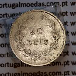 50 réis 1861 prata – (MBC/MBC+) – Anverso – Ref. MQ.4D.AG.P5.01.03.B4