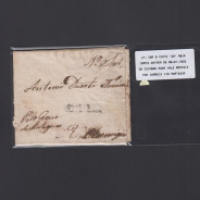 Carta Pré-Filatélica circulada de Coimbra para Vale de Remígio datada de 09-01-1832