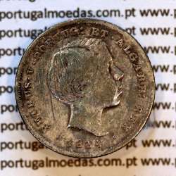 100 réis 1854 prata — busto cabelos lisos — Anverso (variação de brilho 2) — Ref. MQ.4D.AG.P5.02.01.B4