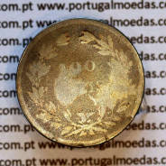 100 réis 1859 prata — busto cabelos ondulados — Reverso  — Ref. MQ.4D.AG.P5.03.03.C5