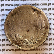 Portugal 200 Réis 1855 silver – (G) – Reverse – Ref. MQ.4D.AG.P5.04.03.D2