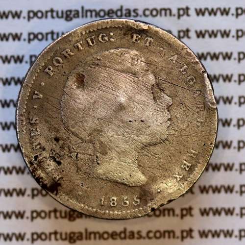 200 réis 1855 prata – (REG) – Anverso – Ref. MQ.4D.AG.P5.04.03.D2