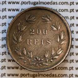 200 réis 1855 prata – (BC+) – Reverso – Ref. MQ.4D.AG.P5.04.03.C2