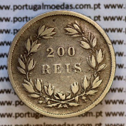 200 réis 1855 prata – (MBC‑) – Reverso – Ref. MQ.4D.AG.P5.04.03.C1