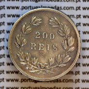 200 réis 1855 prata – (MBC) – Reverso – Ref. MQ.4D.AG.P5.04.03.B6
