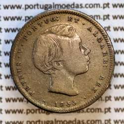 200 réis 1855 prata – (MBC+) – Anverso – Ref. MQ.4D.AG.P5.04.03.B4
