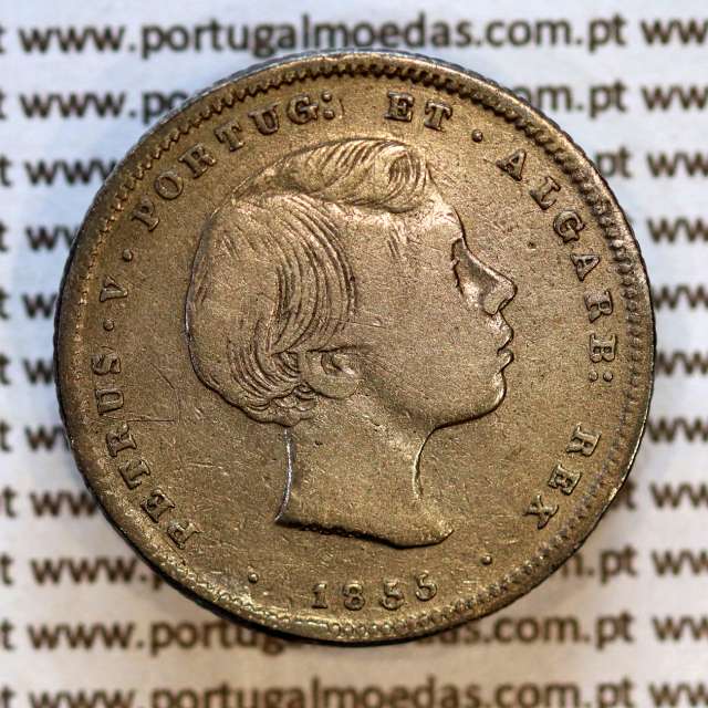 200 réis 1855 prata – (MBC+) – Anverso – Ref. MQ.4D.AG.P5.04.03.B4
