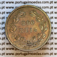 200 réis 1855 prata – (MBC+) – Reverso – Ref. MQ.4D.AG.P5.04.03.A5