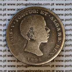 Portugal 500 réis 1855 silver (F) — Obverse — Ref. MQ.4D.AG.P5.07.01.C3