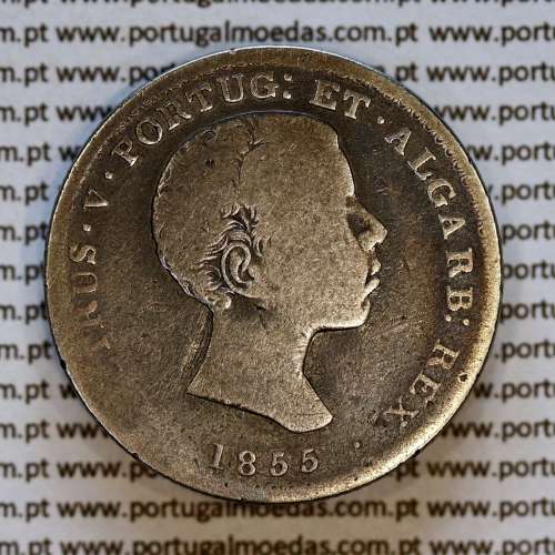 500 réis 1855 prata (BC) — Anverso — Ref. MQ.4D.AG.P5.07.01.C3