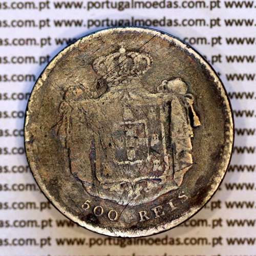500 réis 1856 prata (BC‑) — Reverso — Ref. MQ.4D.AG.P5.07.02.D1