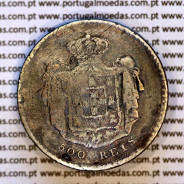 Portugal 500 réis 1856 silver (F‑) — Reverse— Ref. MQ.4D.AG.P5.07.02.D1