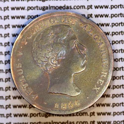 500 réis 1856 prata (BC+) — Anverso — Ref. MQ.4D.AG.P5.07.02.C5