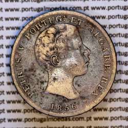 Portugal 500 réis 1856 silver (VF) — Obverse — Ref. MQ.4D.AG.P5.07.02.B3