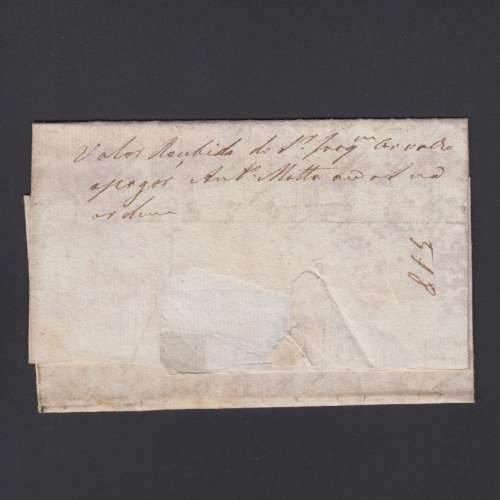 Carta Pré-Filatélica circulada de Coimbra para Lisboa datada de 10-02-1832