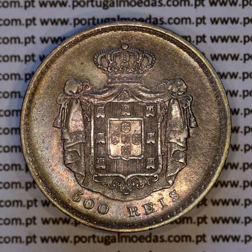 500 réis 1856 prata (Soberba) — Reverso (variação de brilho 1) — Ref. MQ.4D.AG.P5.07.02.A2