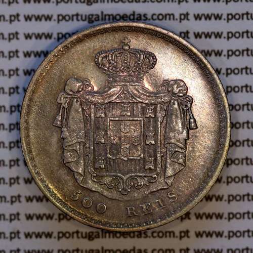 500 réis 1856 prata (Soberba) — Reverso (variação de brilho 2) — Ref. MQ.4D.AG.P5.07.02.A2