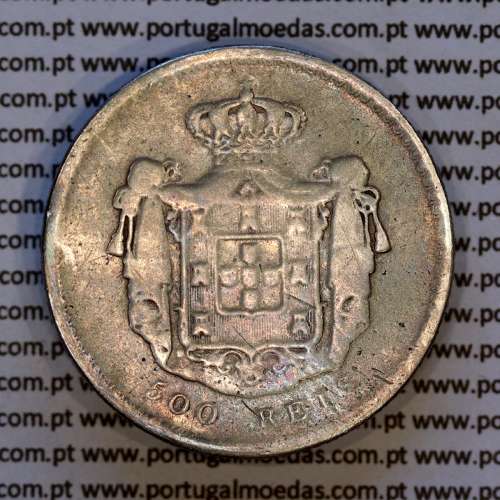 500 réis 1857 prata – (BC) – Reverso – Ref. MQ.4D.AG.P5.08.01.B9