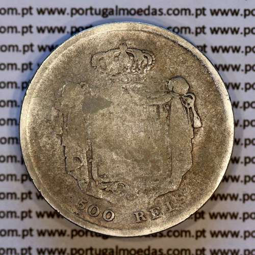 500 réis 1858 prata – (BC) – Reverso – Ref. MQ.4D.AG.P5.08.02.C5