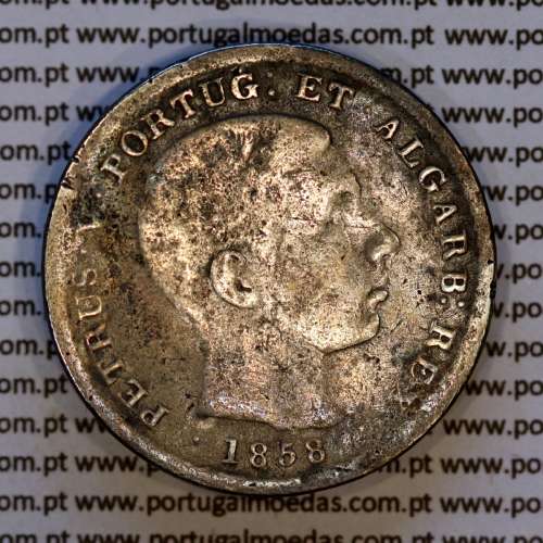 500 réis 1858 prata – (BC) – Anverso – Ref. MQ.4D.AG.P5.08.02.C4