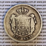 500 réis 1858 prata – (MBC‑) – Reverso – Ref. MQ.4D.AG.P5.08.02.B7