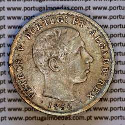 500 réis 1858 prata – (MBC‑) – Anverso – Ref. MQ.4D.AG.P5.08.02.B5
