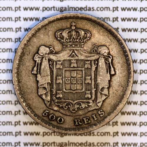 500 réis 1858 prata – (MBC+) – Reverso (variação de brilho 1) – Ref. MQ.4D.AG.P5.08.02.A5