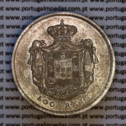 500 réis 1858 prata – (Bela-) – Reversoverso – Ref. MQ.4D.AG.P5.08.02.A4